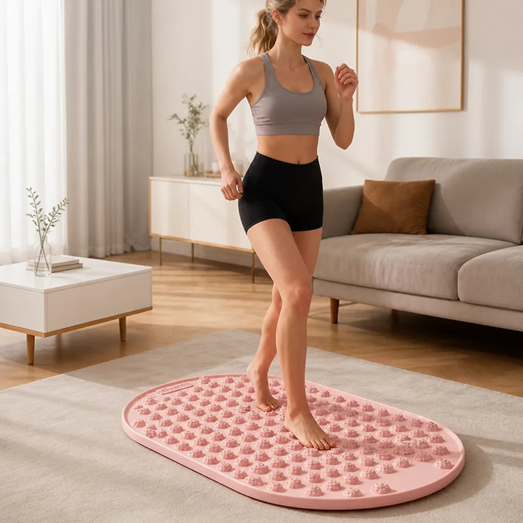 Foot Acupressure Mat Silicone Massage Nodes & Magnetic Points