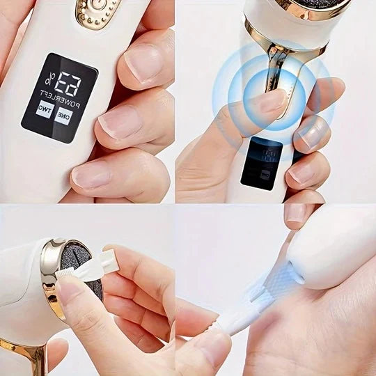 Foot Callus Remover Motorized Grinding Rechargeable & Waterproof