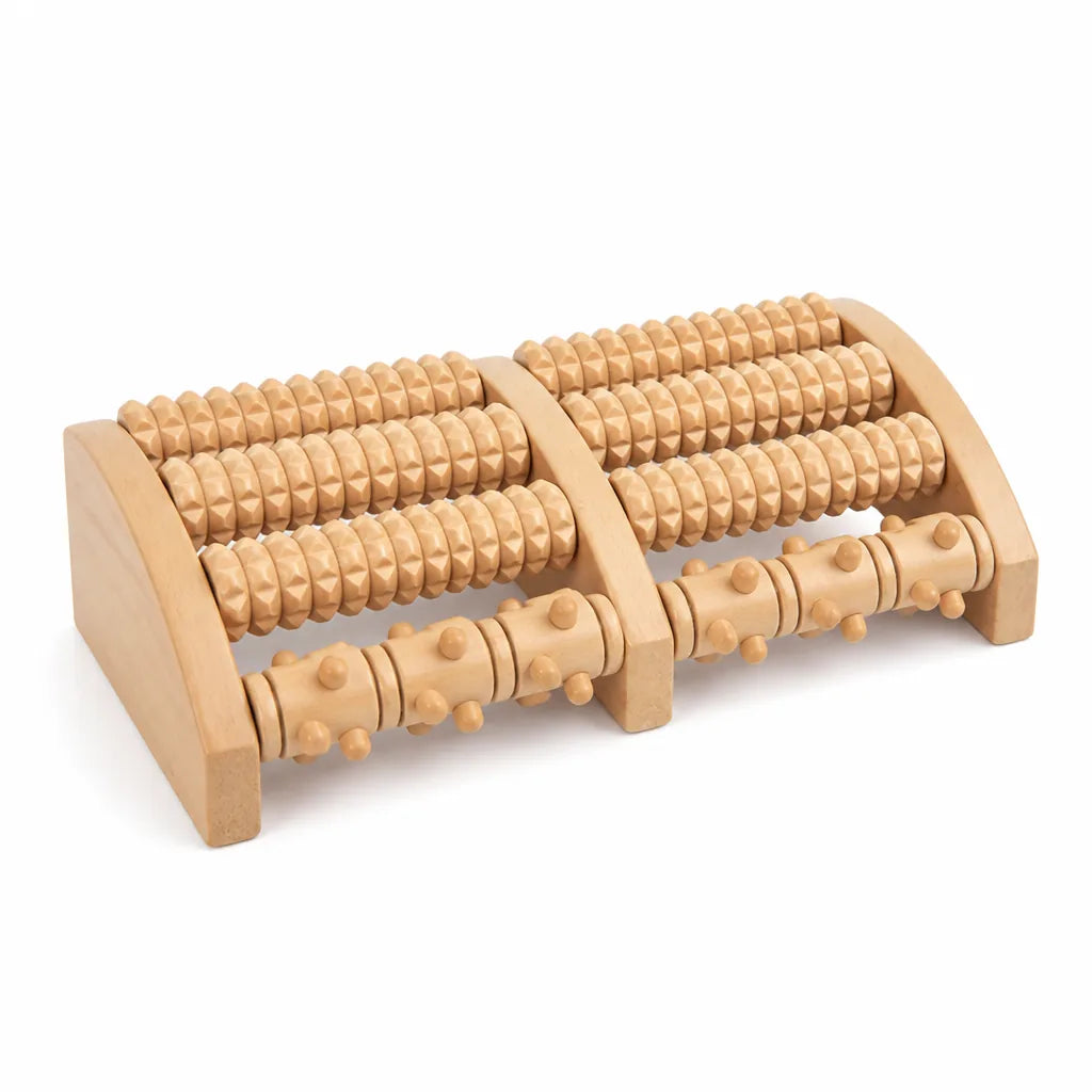 Foot Massage Roller Wooden Acupressure Pain Relief