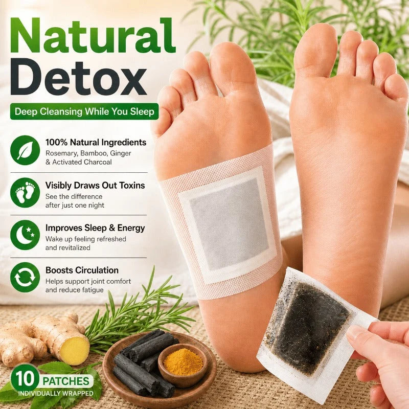 Foot Patches Rosemary & Ginger Overnight 10-Patch Pack
