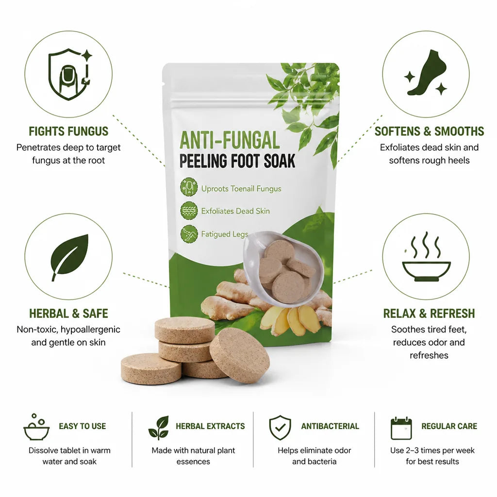 Foot Soak Tablets Herbal Anti-Fungal & Antibacterial