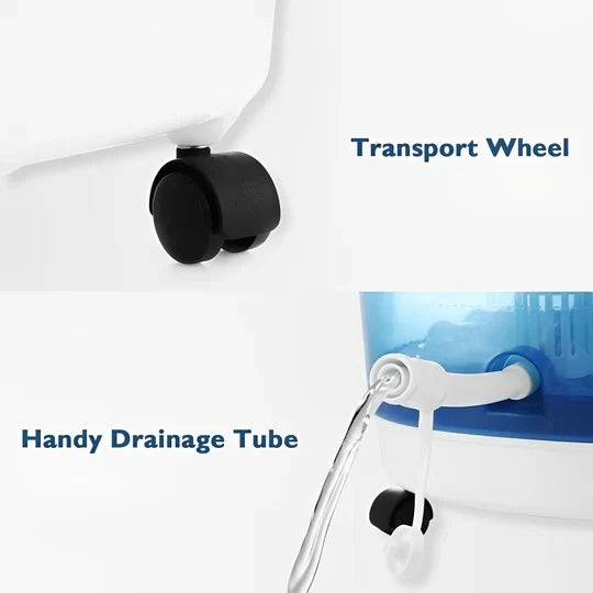 Foot Spa Massager Hydrotherapy Heat Control & Timer