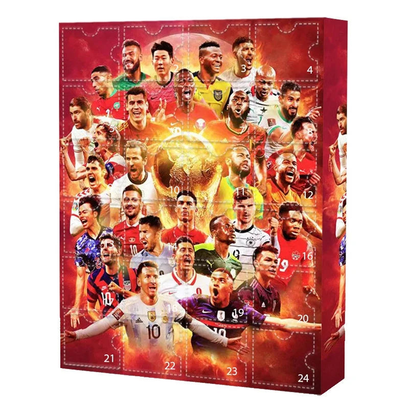 Football Advent Calendar 24 Miniature Figures