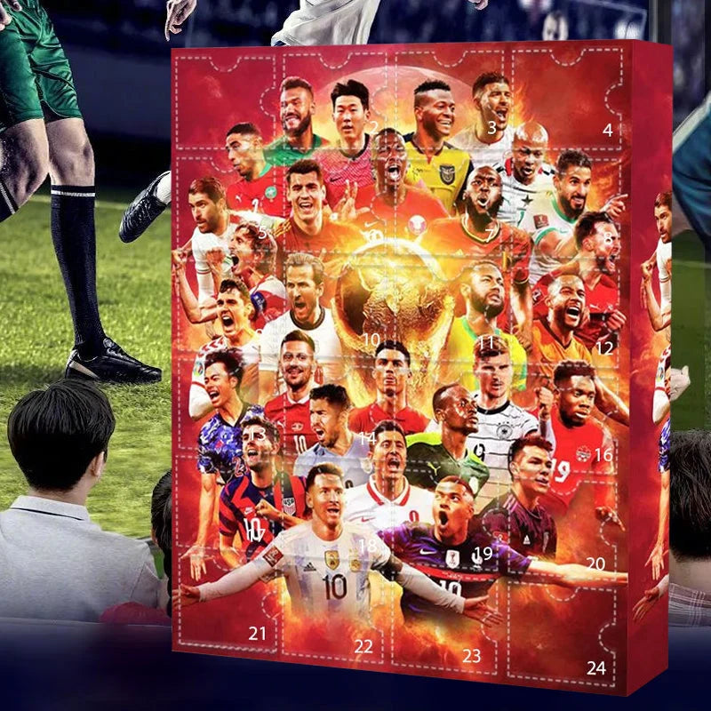 Football Advent Calendar 24 Miniature Figures