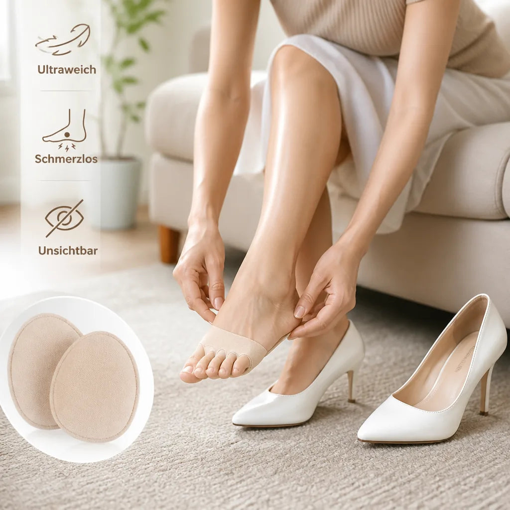 Forefoot Cushion Pads Cotton Moisture-Wicking Anti-Slip