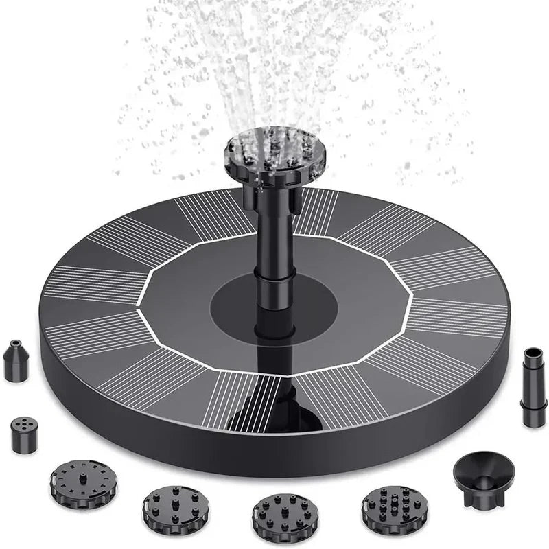 Fountain Pump Solar-Powered Floating Design