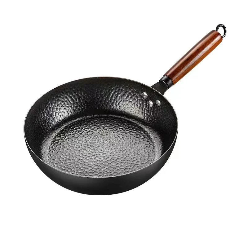 Frying Pan Cast Iron Even Heat Rust-Resistant 11 Inch