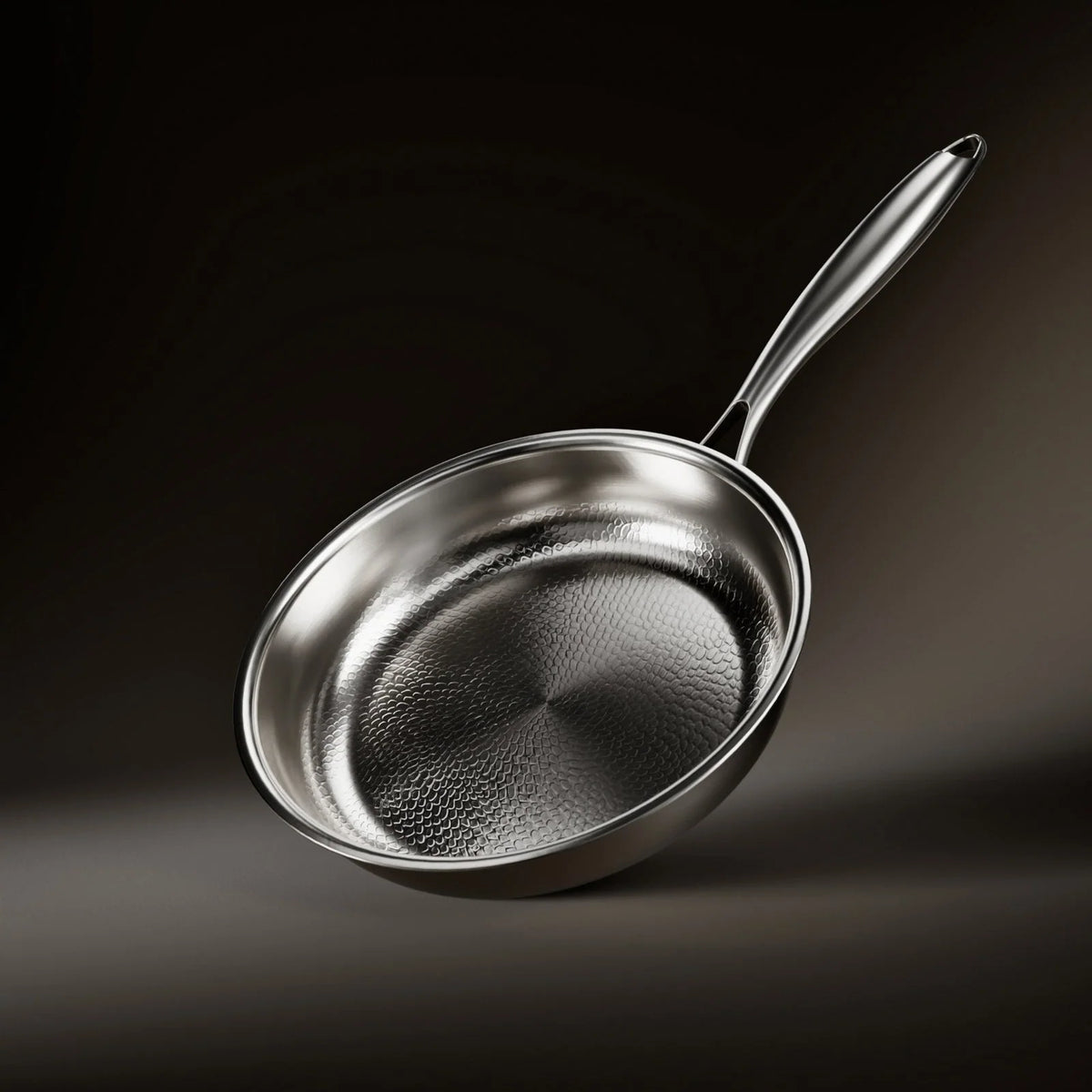 Frying Pan Hammered Titanium PFAS-Free Induction & Oven-Safe