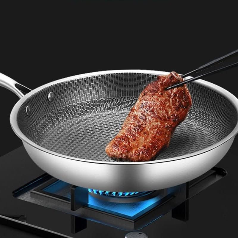 Frying Pan Stainless Steel Non-Stick 34 cm