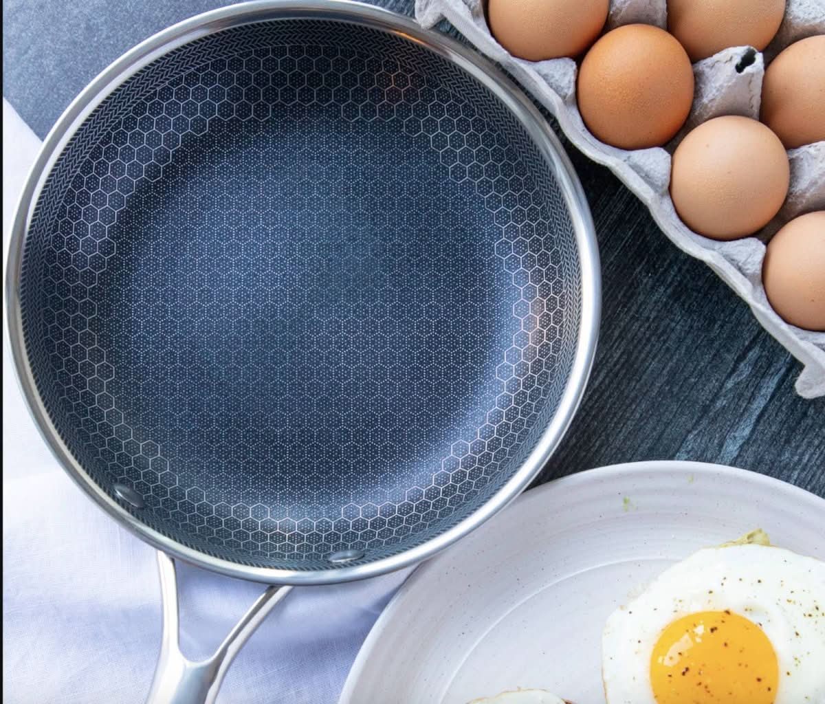 Frying Pan Stainless Steel Non-Stick 34 cm