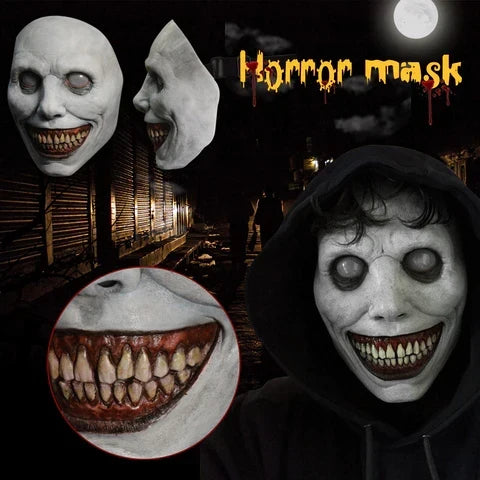 Full Face Mask Wide Grin Soft Latex