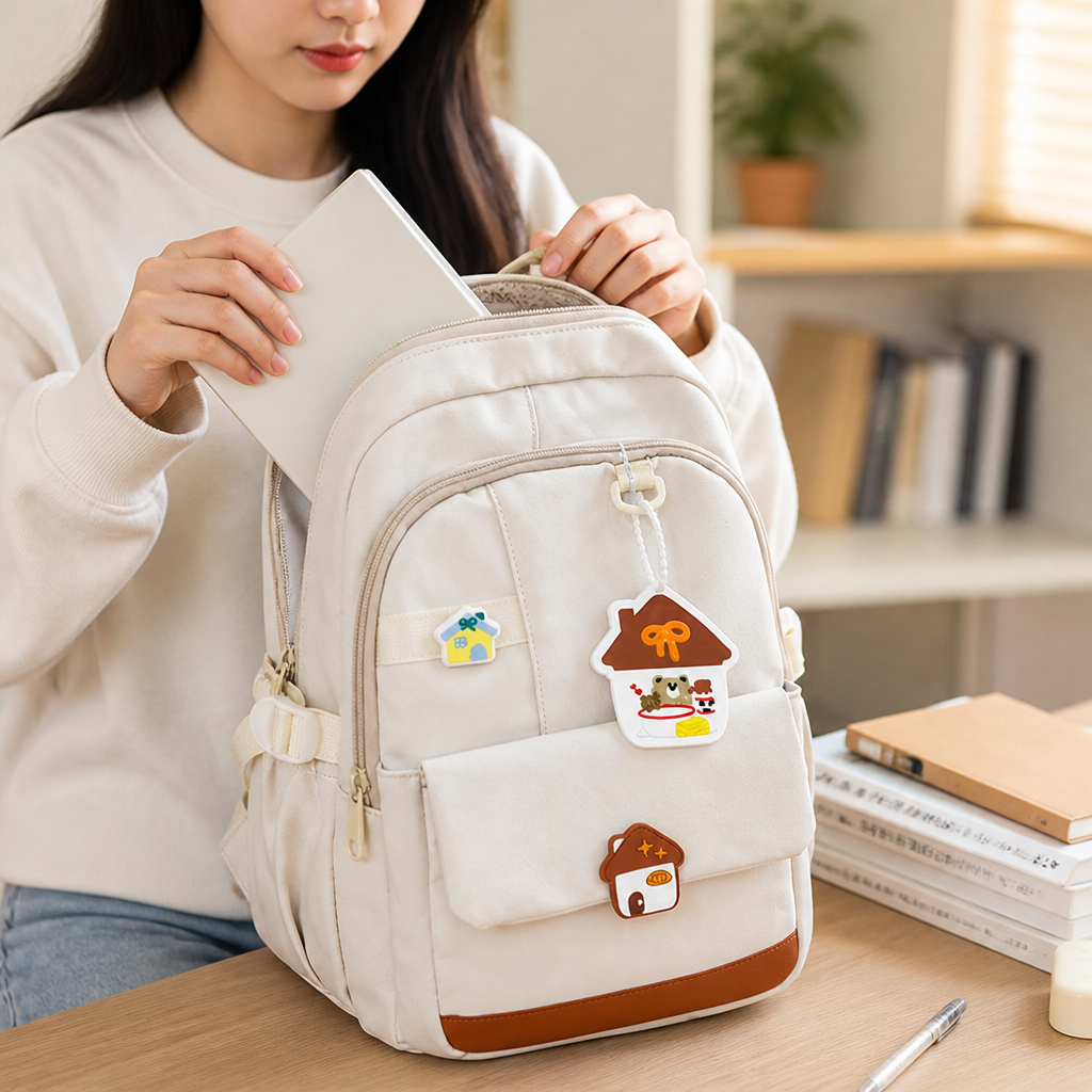 Fun Cartoon Padded Multi-Compartment Kids Backpack