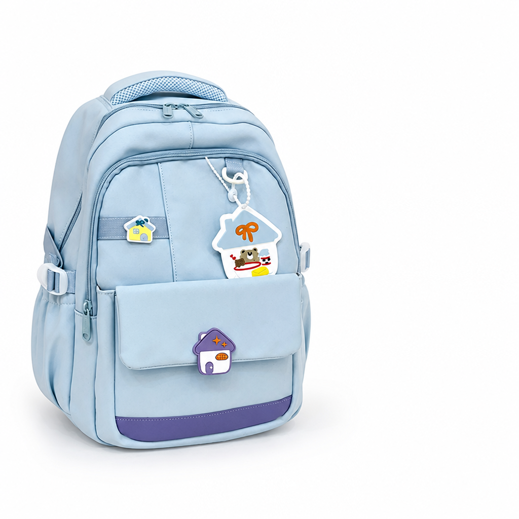 Fun Cartoon Padded Multi-Compartment Kids Backpack