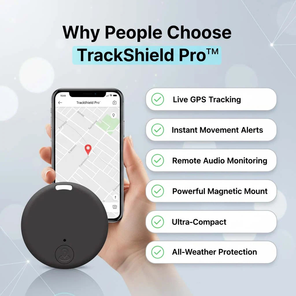 GPS Tracker Magnetic Mount Real-Time Location Movement Alerts