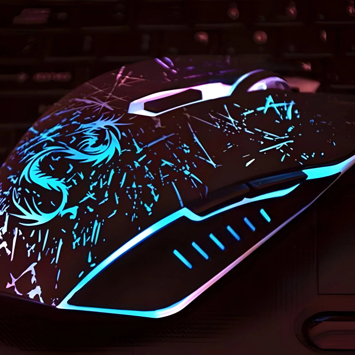 Gaming Mouse Wired 3200 DPI Six Programmable Buttons
