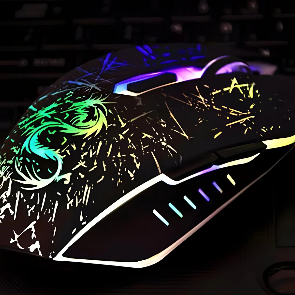 Gaming Mouse Wired 3200 DPI Six Programmable Buttons