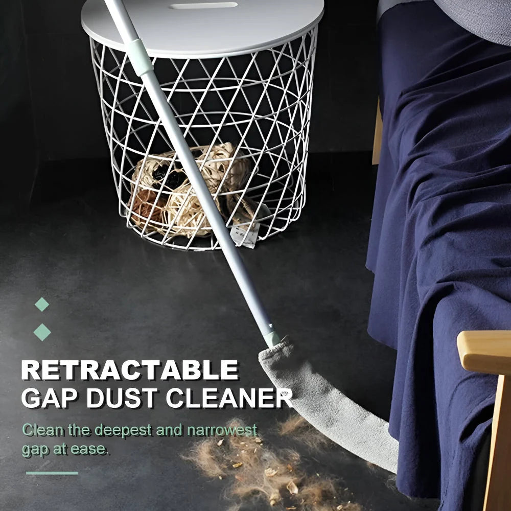 Gap Cleaning Mop Flat Retractable Head Washable Microfiber