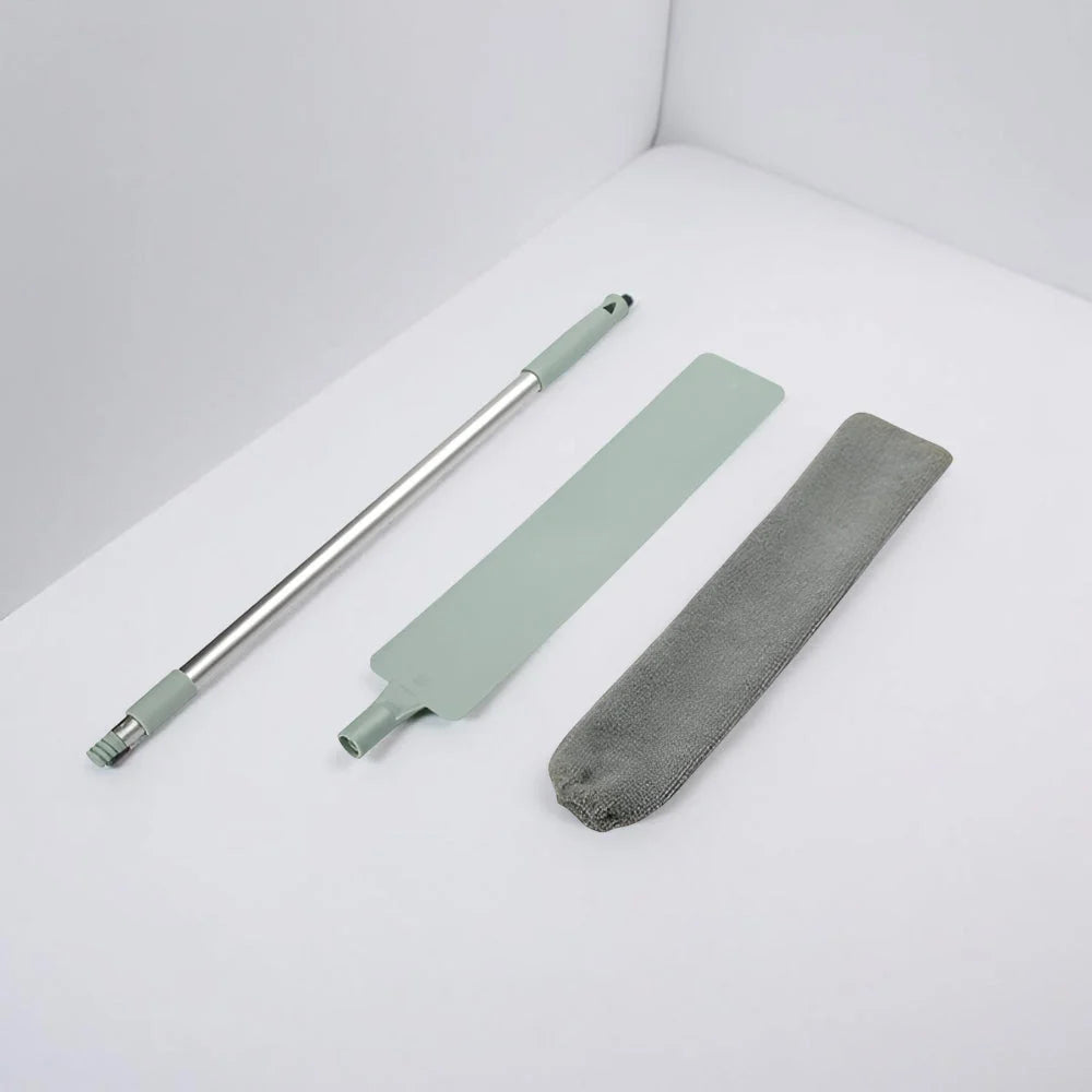 Gap Cleaning Mop Flat Retractable Head Washable Microfiber