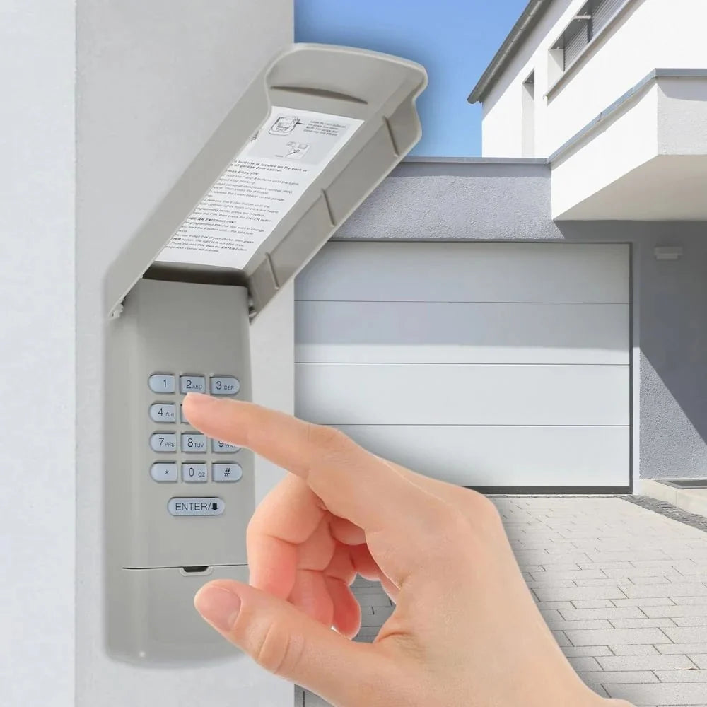 Garage Door Keypad Wireless Rolling Code 3-Channel