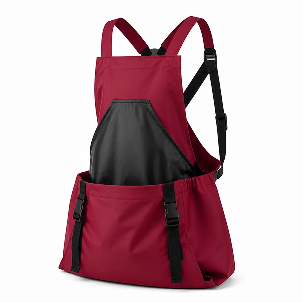 Garden Apron Large Kangaroo Pocket Waterproof Chest Pocket