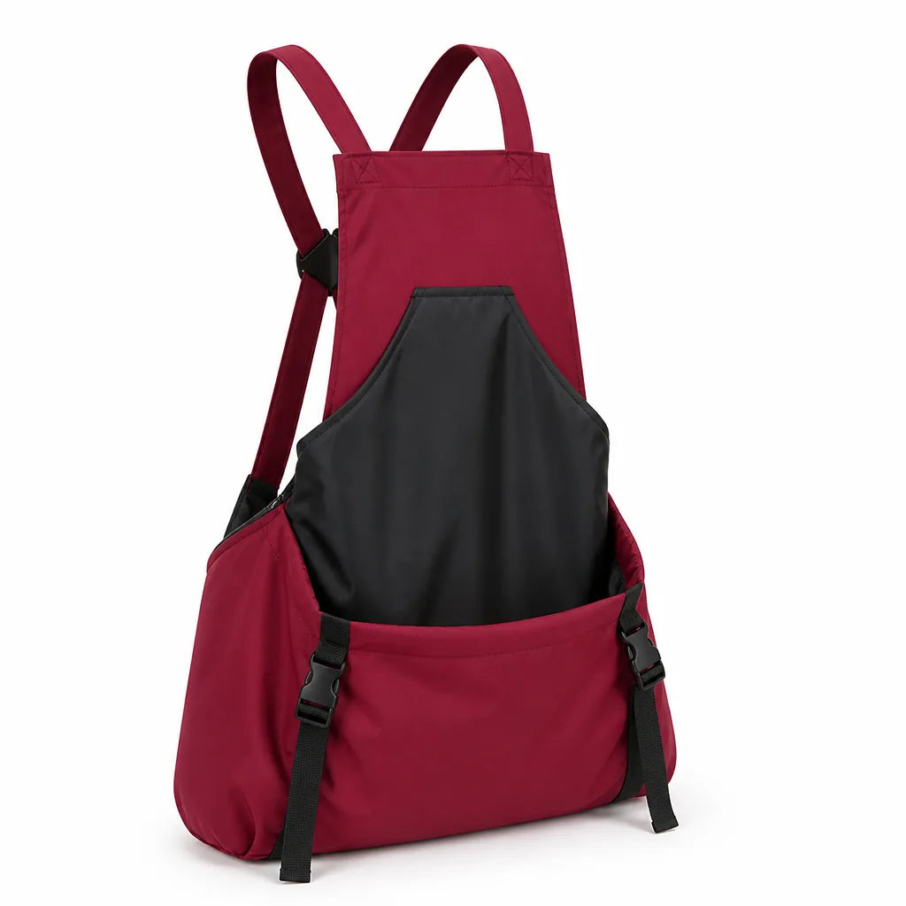 Garden Apron Large Kangaroo Pocket Waterproof Chest Pocket