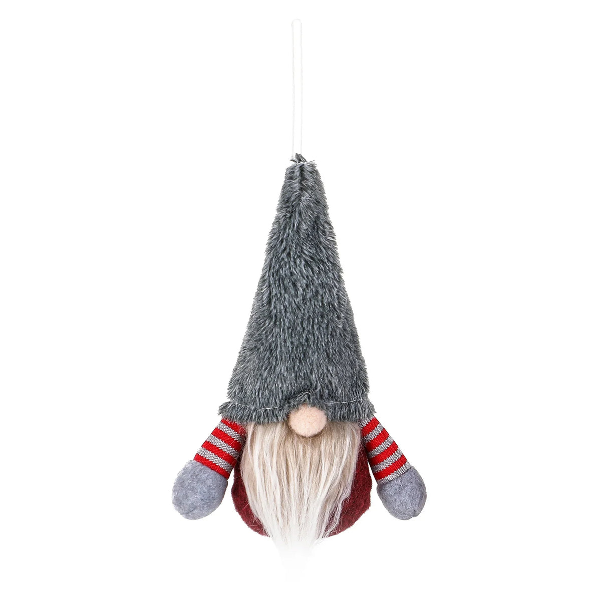 Garden Gnome Figurine Durable Rustic Red Hat Indoor Outdoor