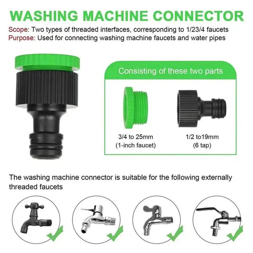 Garden Hose Expandable 3X Multi-Pattern Nozzle