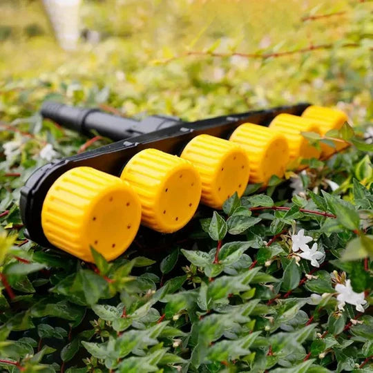 Garden Hose Nozzle Adjustable Spray Patterns Quick-Connect Ergonomic Handle
