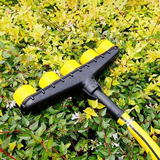 Garden Hose Nozzle Adjustable Spray Patterns Quick-Connect Ergonomic Handle