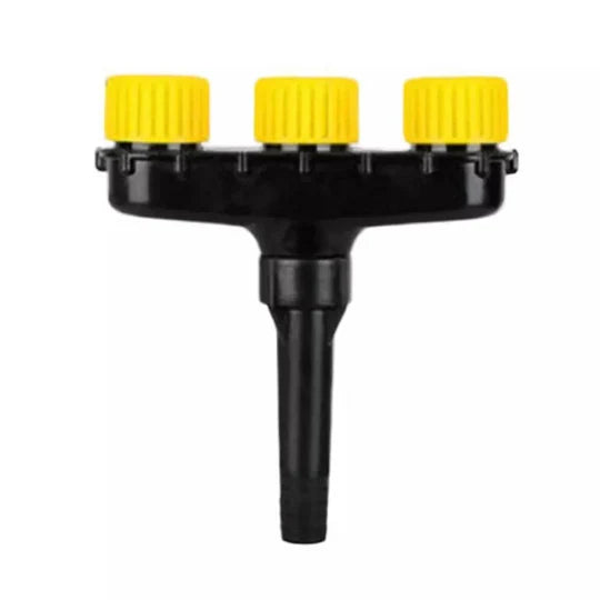 Garden Hose Nozzle Adjustable Spray Patterns Quick-Connect Ergonomic Handle