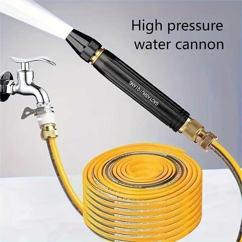 Garden Hose Nozzle Trigger Lock & Extendable Tube