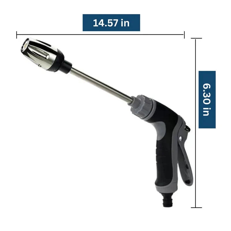 Garden Hose Pressure Washer Attachment Adjustable Pressure Rotating Spray