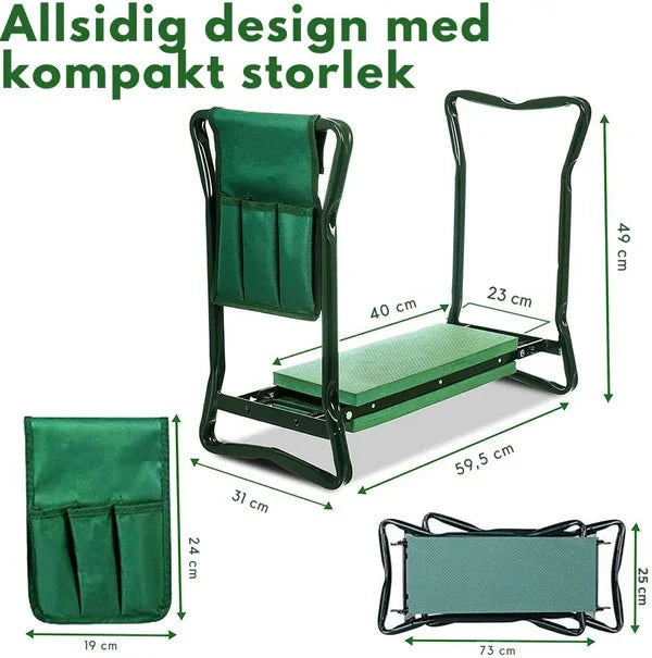 Garden Kneeling Pad & Seat Double-Layer Non-Slip Water-Repellent Surface