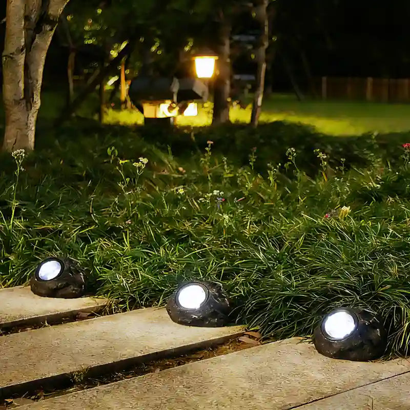 Garden Spotlight Solar Powered Automatic Dusk Sensor Waterproof