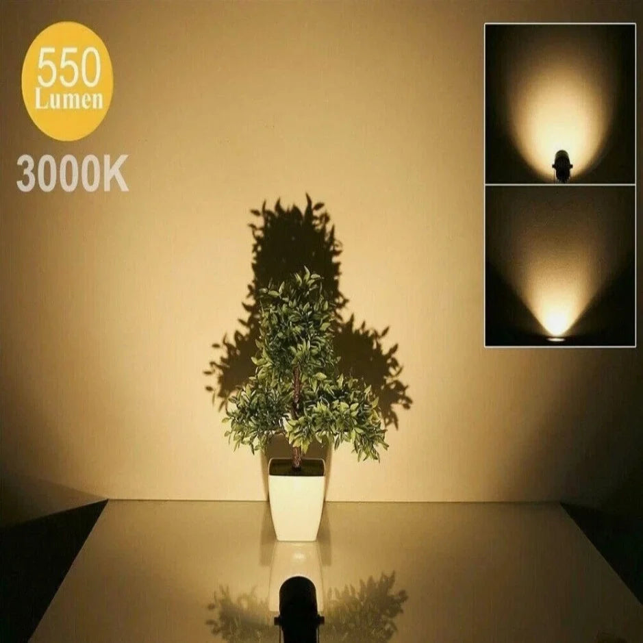 Garden Spotlights 10-Pack 500-Lumen Adjustable IP65