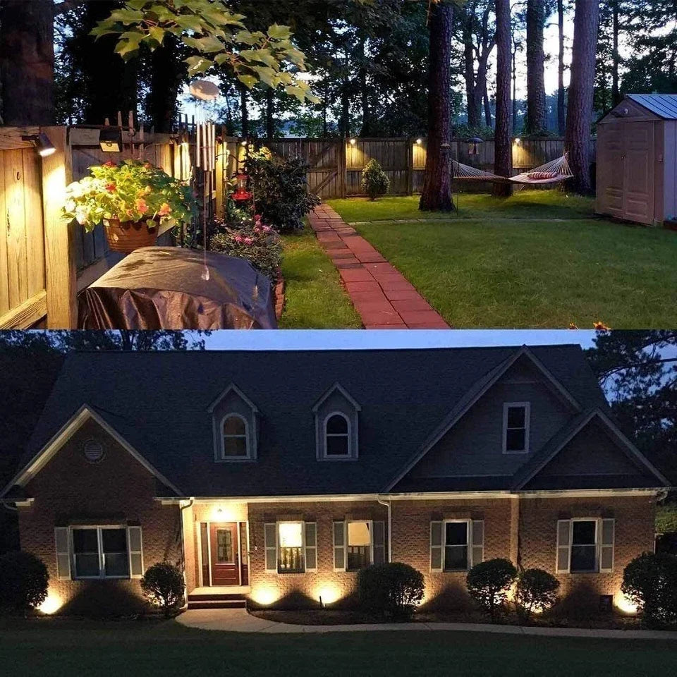 Garden Spotlights 10-Pack 500-Lumen Adjustable IP65