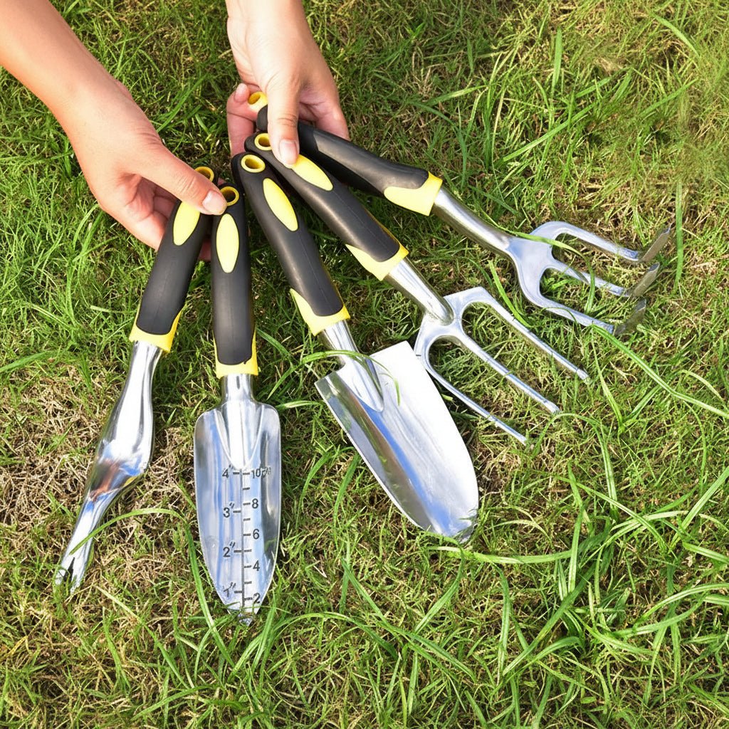 Garden Tool Set Stainless Steel Ergonomic Grip