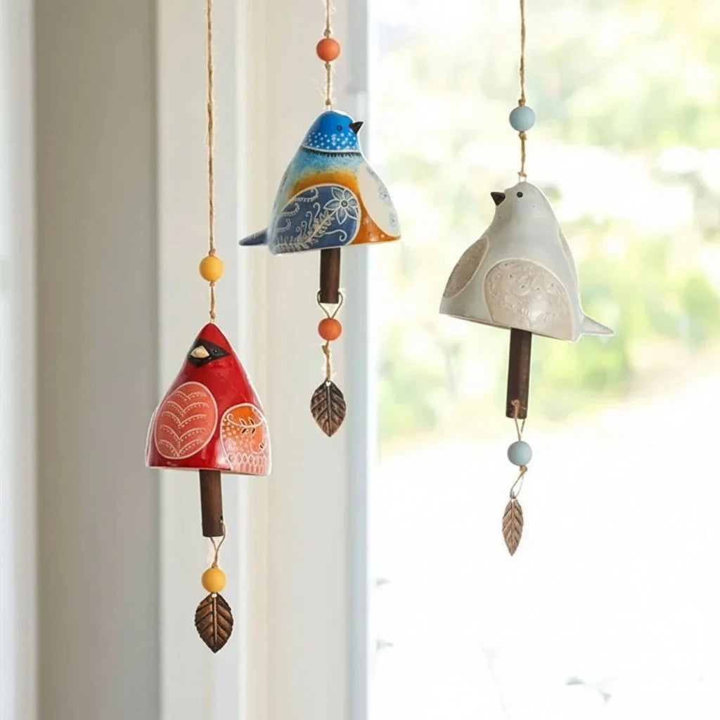 Garden Wind Chime Tuned Metal Tubes & Weather-Resistant Finish