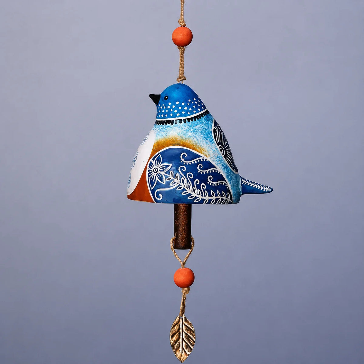 Garden Wind Chime Tuned Metal Tubes & Weather-Resistant Finish