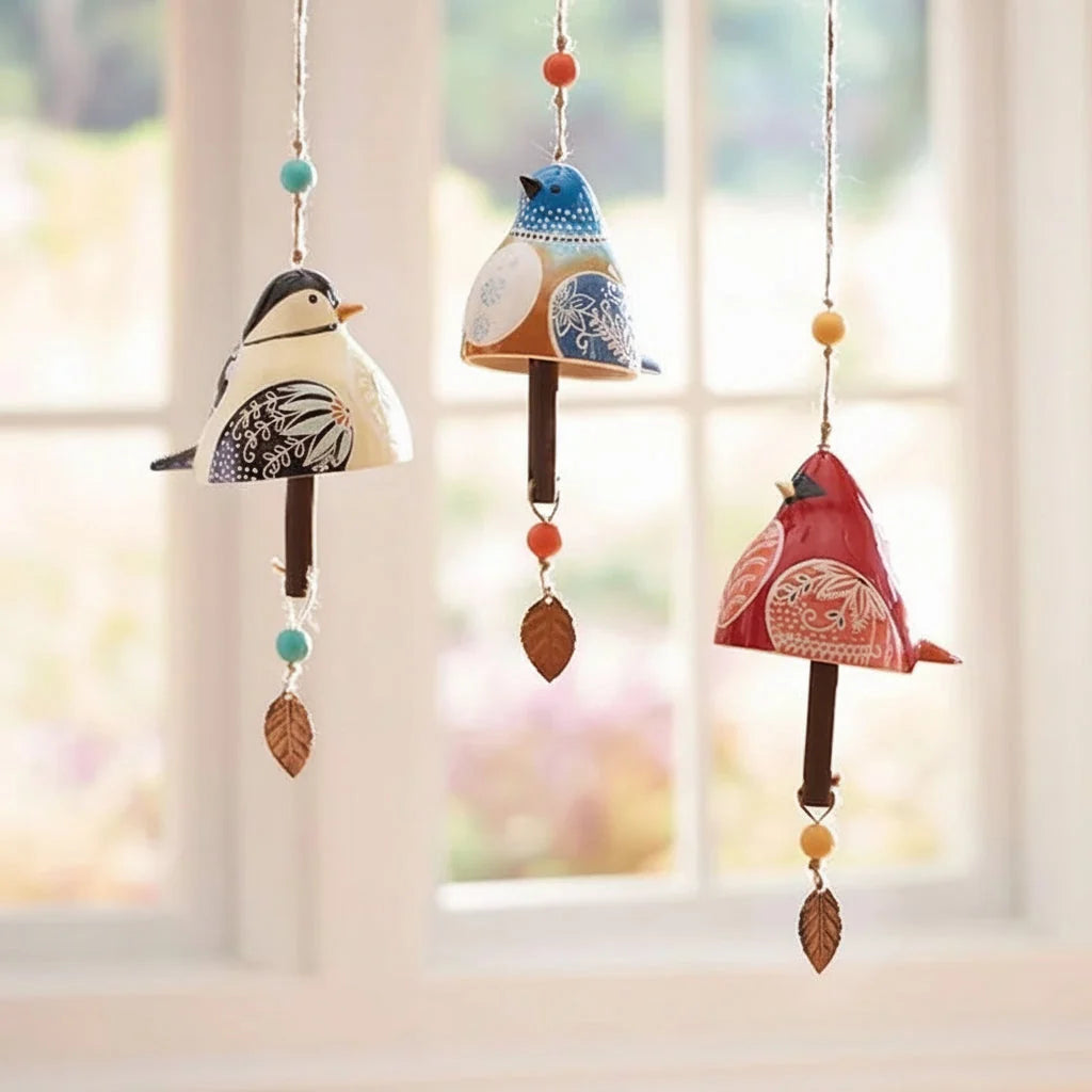 Garden Wind Chime Tuned Metal Tubes & Weather-Resistant Finish