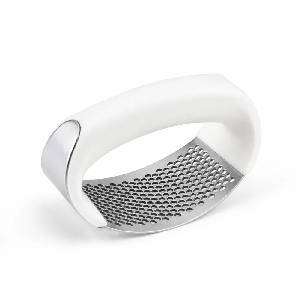 Garlic Press Rocking Motion Stainless Steel & Comfort Grip