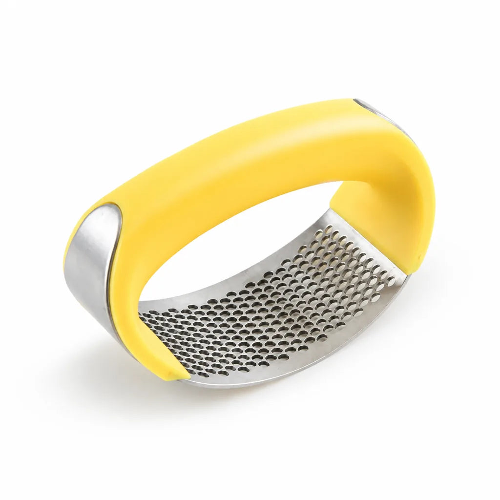 Garlic Press Rocking Motion Stainless Steel & Comfort Grip