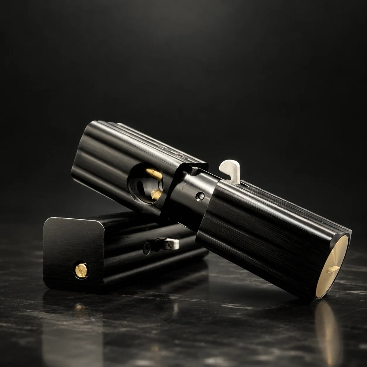 Gasoline Lighter Metal Automatic One-Touch Ignition