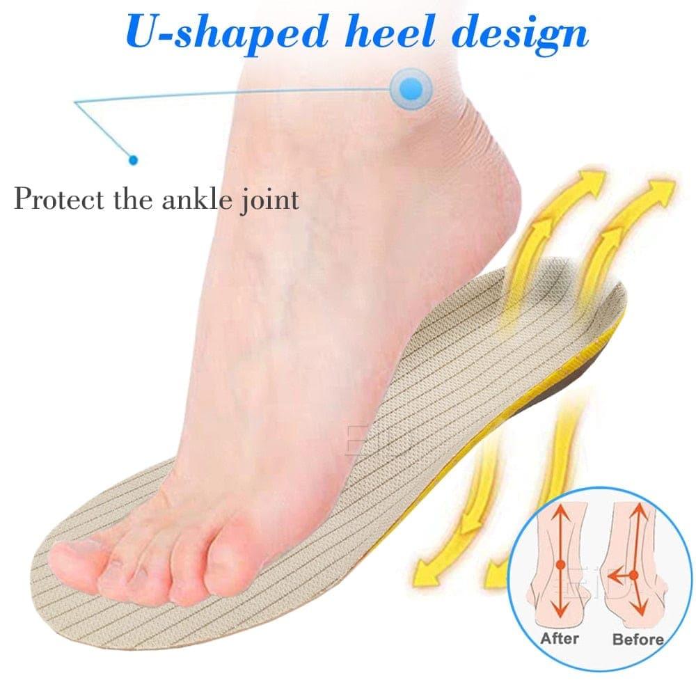 Gel Insoles Arch Support & Heel Cup Trimmable