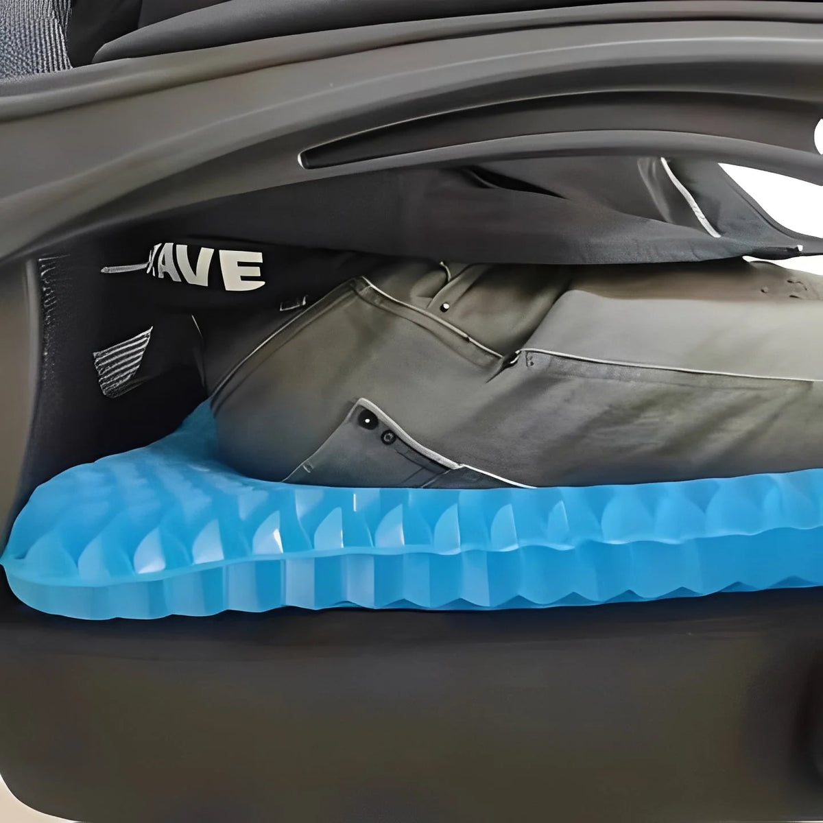 Gel Seat Cushion Honeycomb Pressure Relief Breathable Cover Anti-Slip