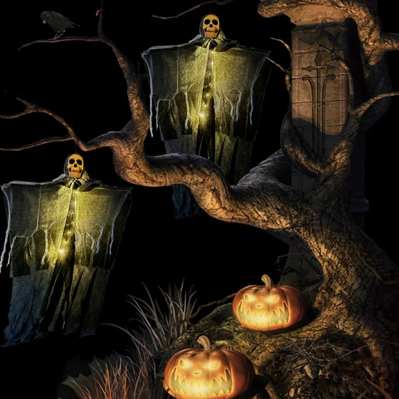Ghost Decoration Hanging LED-Lit Indoor & Outdoor
