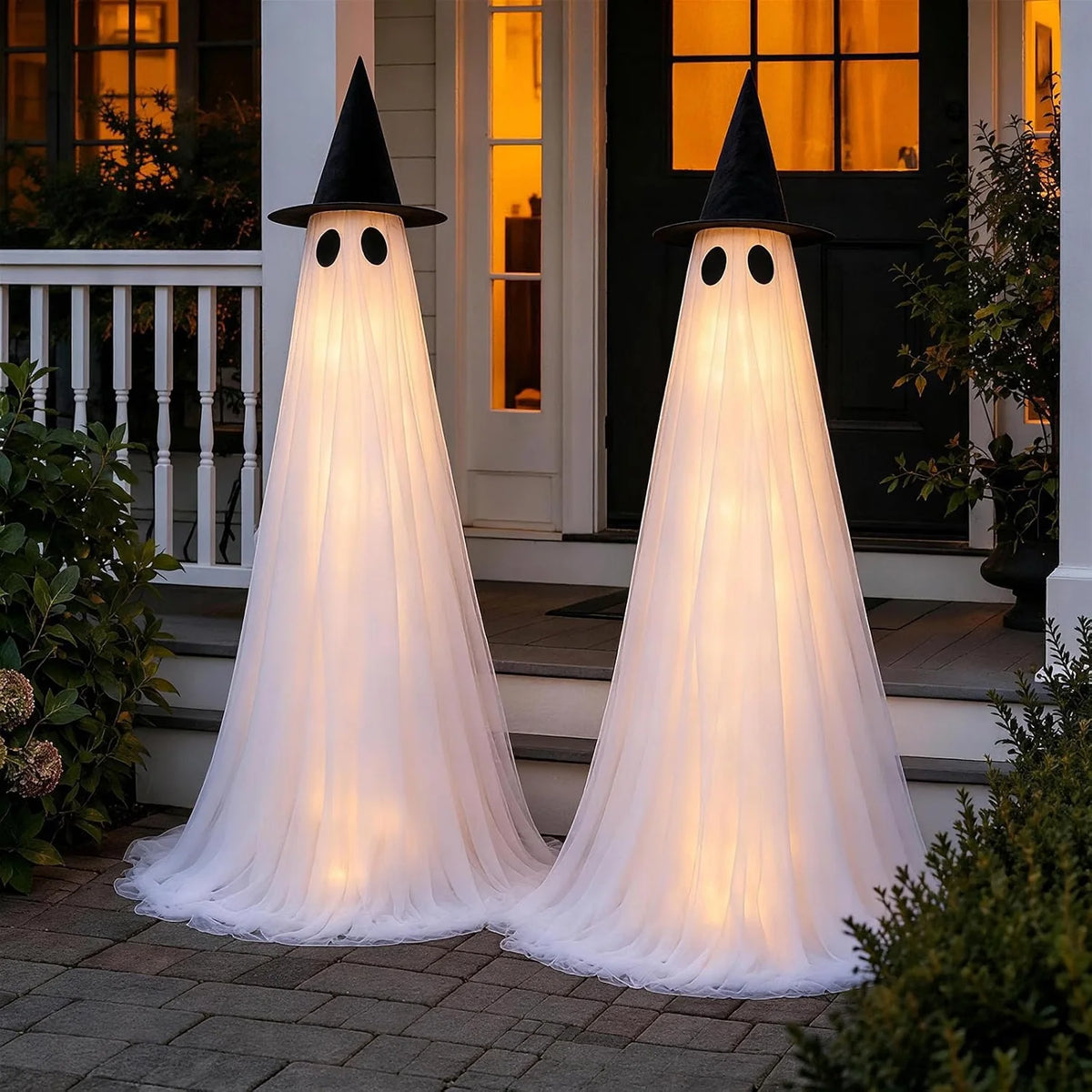 Ghost Decoration Set of 2 5 Ft Light-Up