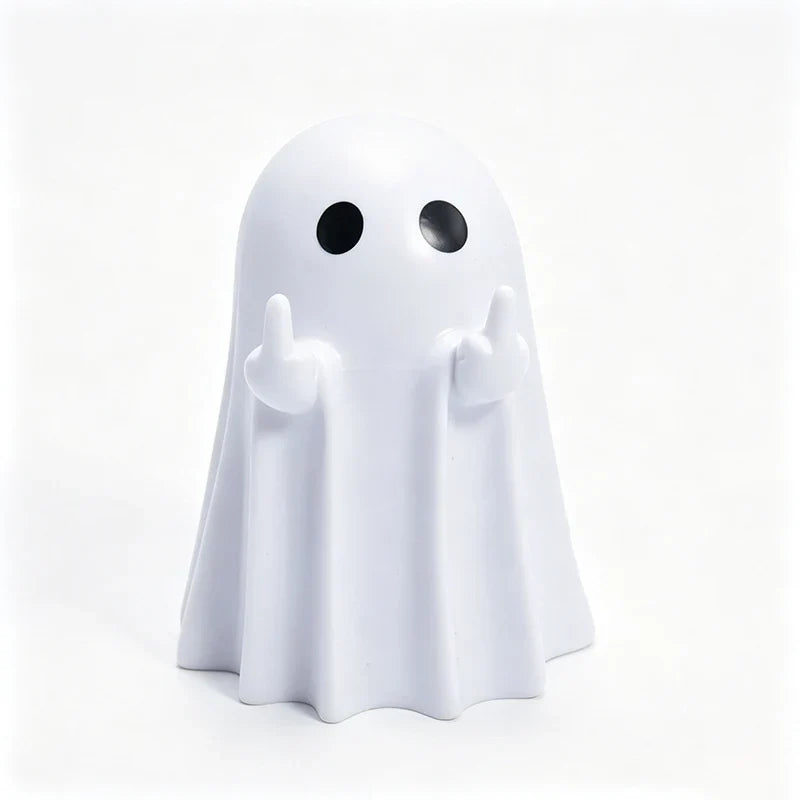 Ghost Figurine Minimalist Plastic Compact