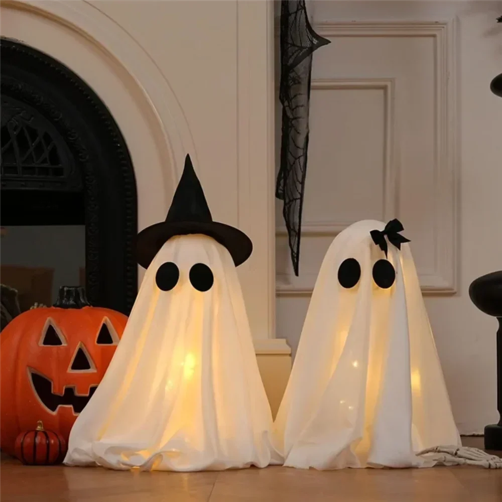 Ghost Figurines Freestanding Weighted Base Window-Ready