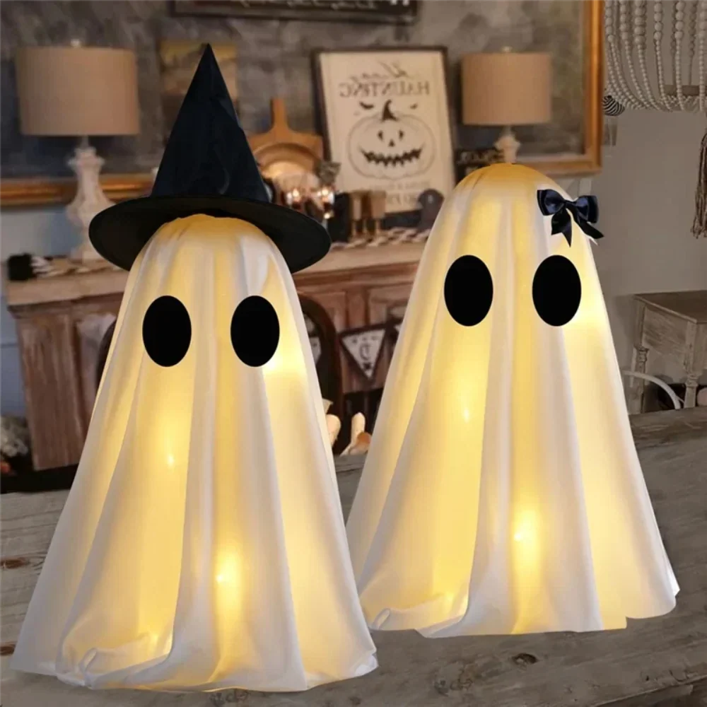 Ghost Figurines Freestanding Weighted Base Window-Ready